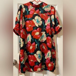 Zara Poppy Flower Dress Trafaluc Collection